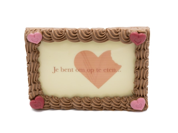 Chocolade 'Je bent om op te eten'
